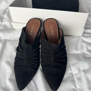 Reiss Black Kitten Heels US7/EU38